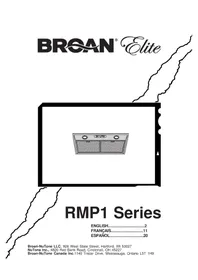 Notice BROAN ELITE RMP17004 Basket