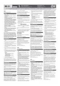 Notice Hartig & Helling BS 31 Thermomètre