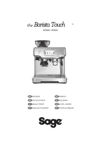 Notice SAGE THE BARISTA TOUCH BES880 Machine à café