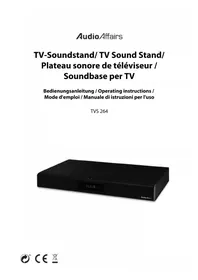 Notice AudioAffairs TVS 264 Televisore