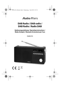 Notice AudioAffairs DAB 010 Radio