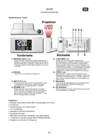 Notice TECHNOLINE WT 537 Radio-réveil