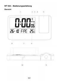 Notice TECHNOLINE WT 534 Radio-réveil