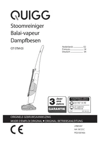 Notice QUIGG GTSTM03 Dampfreiniger