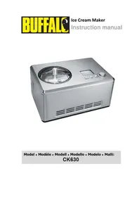 Notice BUFFALO CK630 Máquina de gelo