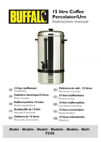 Notice BUFFALO F249 Machine à café