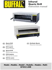 Notice BUFFALO GF453 Grillplaat