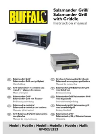 Notice BUFFALO GF452 Grillplaat