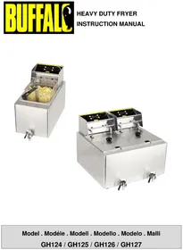 Notice BUFFALO GH125 Friteuse