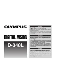 Notice OLYMPUS CAMEDIA D340L Appareil photo