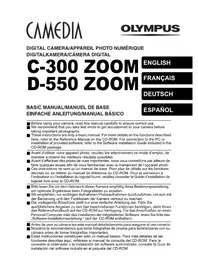 Notice OLYMPUS CAMEDIA D550 ZOOM Appareil photo