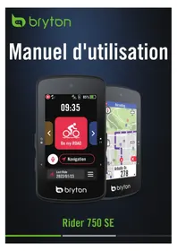 Notice Bryton RIDER 750 SE Navigateur