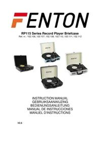Notice Fenton RP115D Platine_disque
