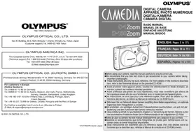 Notice OLYMPUS CAMEDIA C1 ZOOM Appareil photo