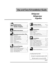 Notice HOTPOINT CTG24GABWW Réfrigérateur