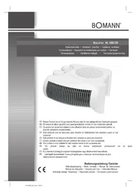 Notice CLATRONIC HL 1095 CB Radiateur électrique