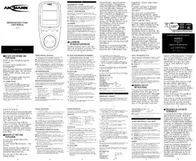 Notice ANSMANN APM2 Compteur d'énergie