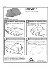 Notice MSR REMOTE 3 Tente
