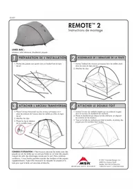 Notice MSR REMOTE 2 Tente
