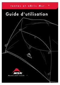 Notice MSR ELIXIR 4 Tente