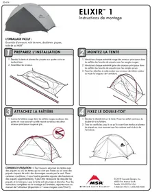 Notice MSR ELIXIR 1 Tente