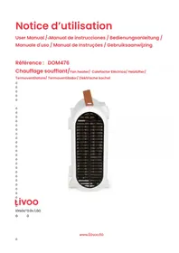 Notice LIVOO DOM476 Riscaldamento