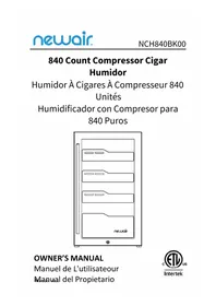 Notice NewAir NCH840BK00 Cave à vin
