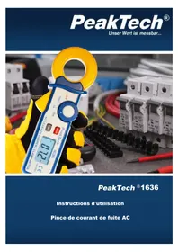 Notice PeakTech 1636 Multimètre
