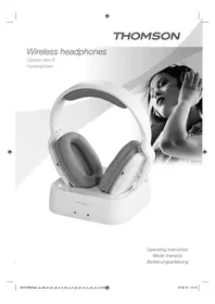 Notice THOMSON WHP3311W Casque audio