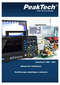 Notice PeakTech 1402 Multimètre