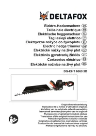 Notice Deltafox DGEHT 6860 3D Taille-haies