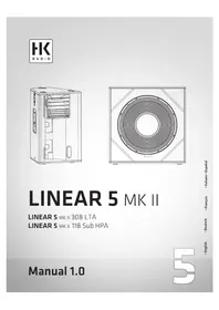 Notice HK AUDIO LINEAR 5 MK II 118 SUB A Caisson de basses