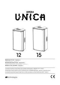 Notice DB Technologies OPERA UNICA 15 Haut-parleur