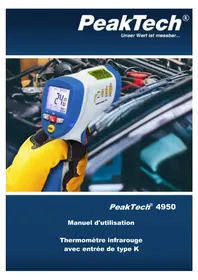 Notice PeakTech 4950 Thermomètre
