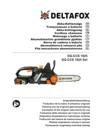 Notice Deltafox DGCCS 1825 Scie
