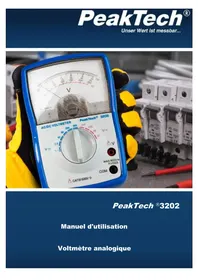 Notice PeakTech 3202 Multimètre