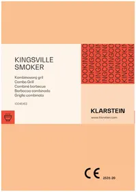 Notice Klarstein KINGSVILLE SMOKER Plaque de grill