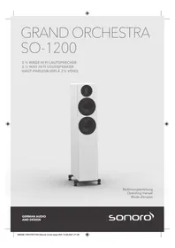 Notice SONORO GRAND ORCHESTRA SO1200 Haut-parleur