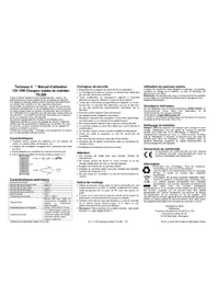 Notice TECHNAXX TX209 Chargeur de piles