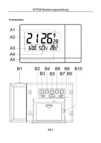 Notice TECHNOLINE WT 536 Radio-réveil