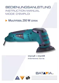 Notice Batavia ZZ9506 Outil à main