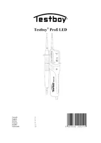 Notice Testboy PROFI LED Multimètre