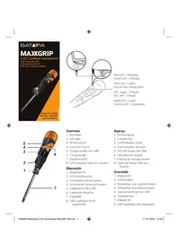 Notice Batavia MAXXGRIP BTCSD006 Visseuse