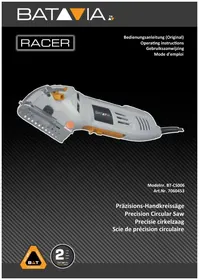 Notice Batavia RACER BTCS006 Scie