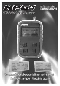 Notice VELLEMAN HPG1 Messgeräte