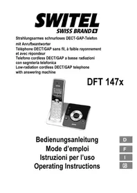 Notice SWITEL DFT1472 Répondeur téléphonique