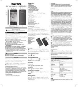 Notice SWITEL DRAGON S 5000 D Smartphone