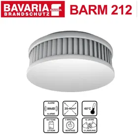 Notice Bavaria BARM212 Détecteur de fumée