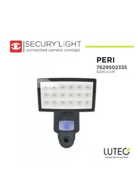 Notice Lutec PERI 6295CAM Caméra de surveillance