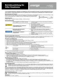 Notice Cabstone DAILYTUNES Ecouteur